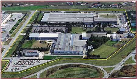 Panoramica dello stabilimento Honda Italia di Atessa
