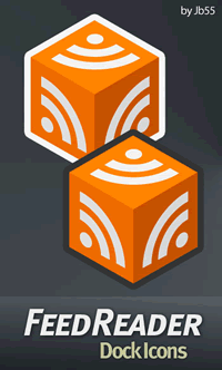 Due icone a forma di cubo per RSS
