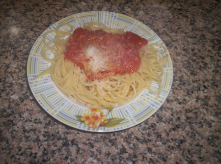 Gli spaghetti con il caciocavallo lucano al peperoncino